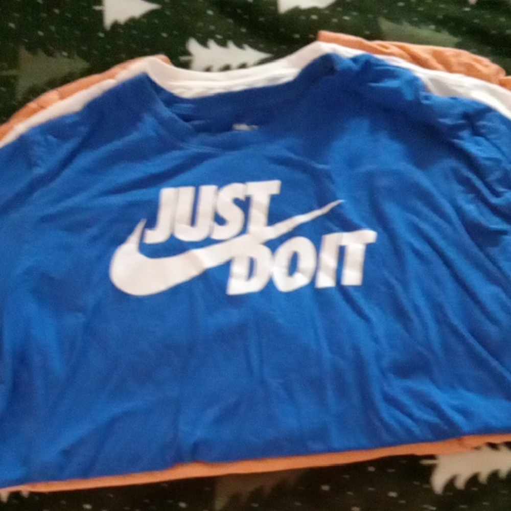 Nike Blue 'Just Do It' T-Shirt